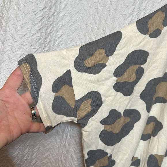 bom bom made in usa - animal print tunic top XL - Picture 4 of 6